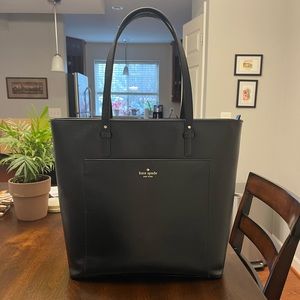 Kate Spade Black Leather Tote